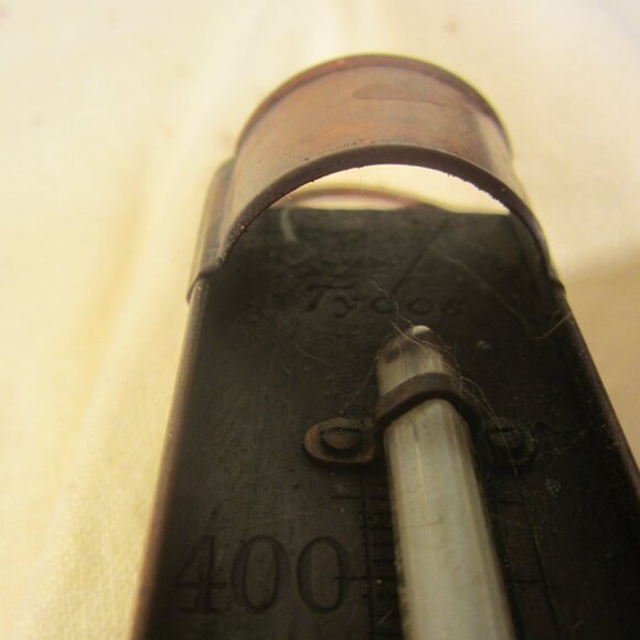 ANTIQUE COPPER CANDY THERMOMETER BY TYCO - Picture 5 of 6